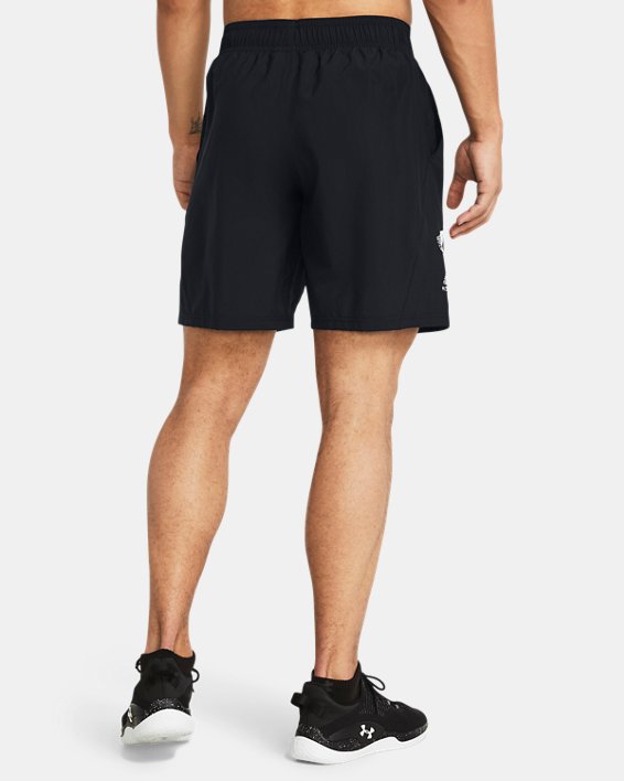Men's UA Tech™ Woven Graphic Shorts in Black image number 1